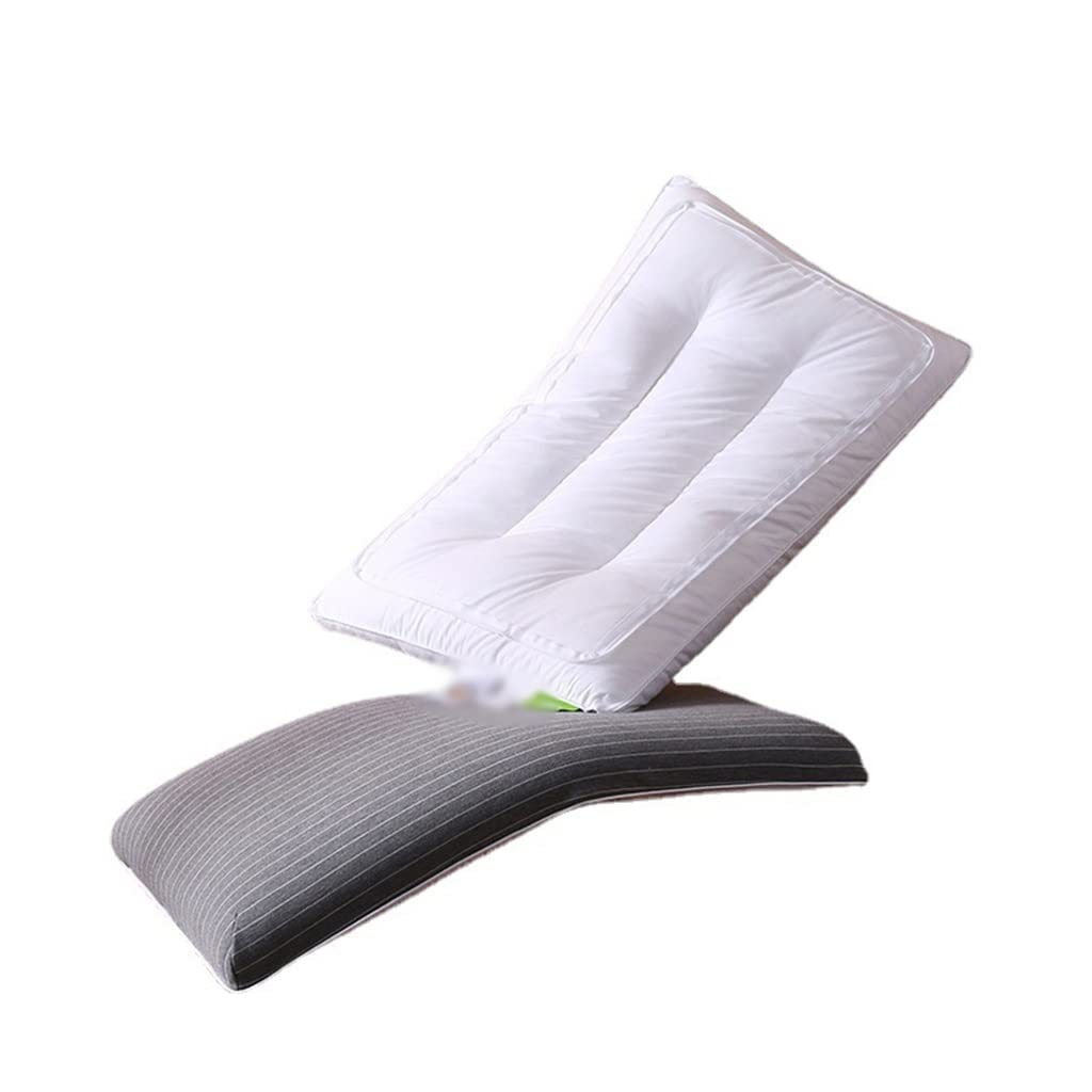 Oreiller à mémoire de forme ergonomique et duvet velours pour douleurs cervicales au lit