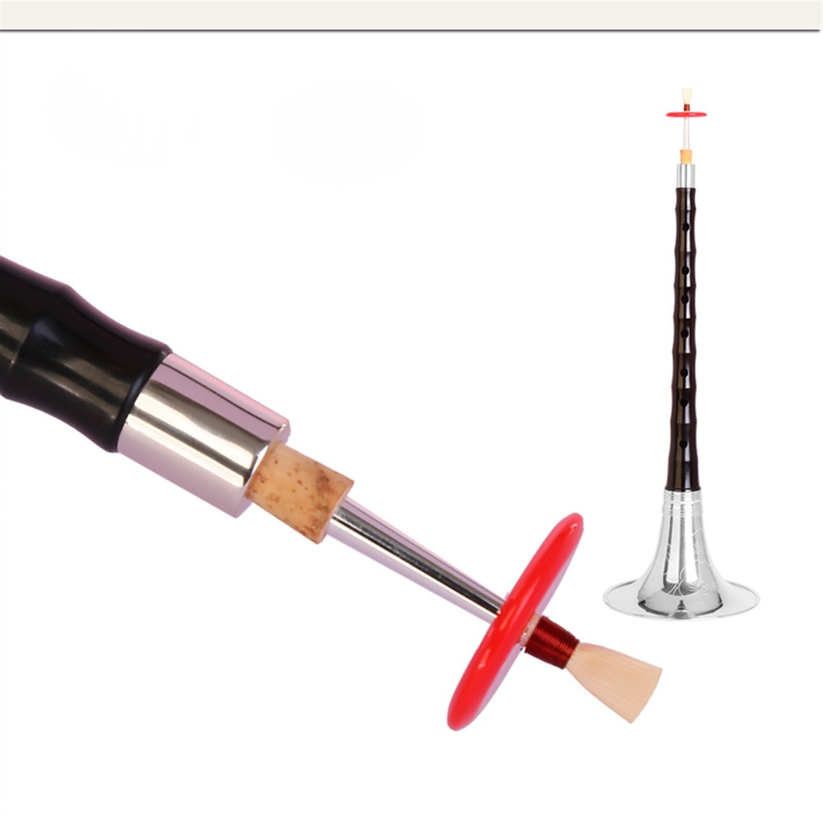Professionelles Suona-Set Mit Sandelholz-D-Klappe Und Suona Der Leistungsklasse Suona für Anfänger (Color : Silver)