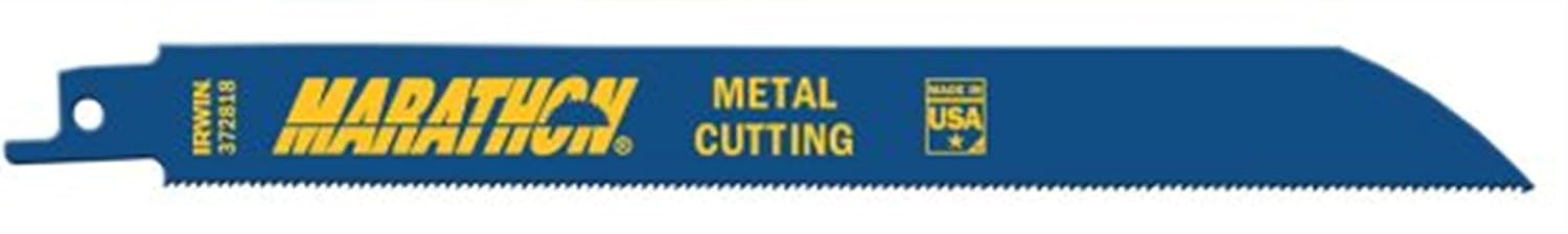 Irwin Tools IRWIN Reciprocating Saw Blades, Metal Cutting, 6-inch, 14 TPI, 25-Pack (372614B)