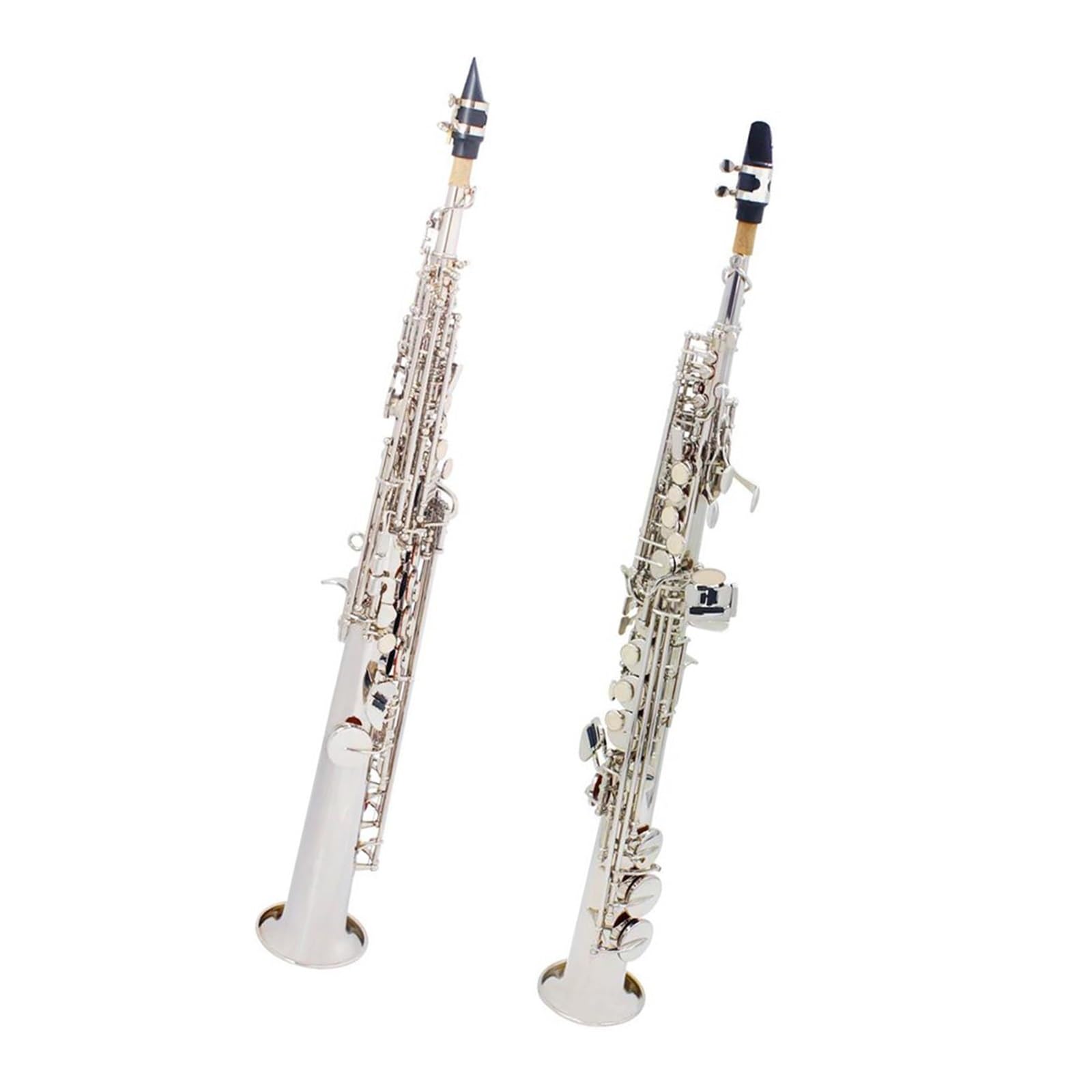 Saksofony Saksofon sopranowy Bb Instrumenty dęte blaszane(Silver)