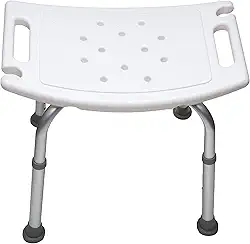 Banco ou cadeira de banho SEM encosto - Supermedy - BB, Bege