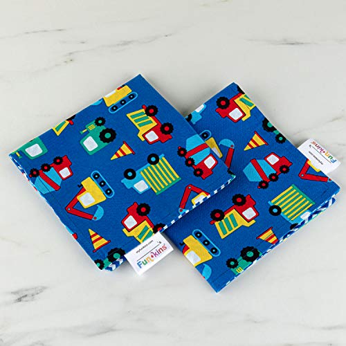 Servilletas de Tela Reutilizables para Niños 12x12 Pulgadas 2 Piezas miniatura 2