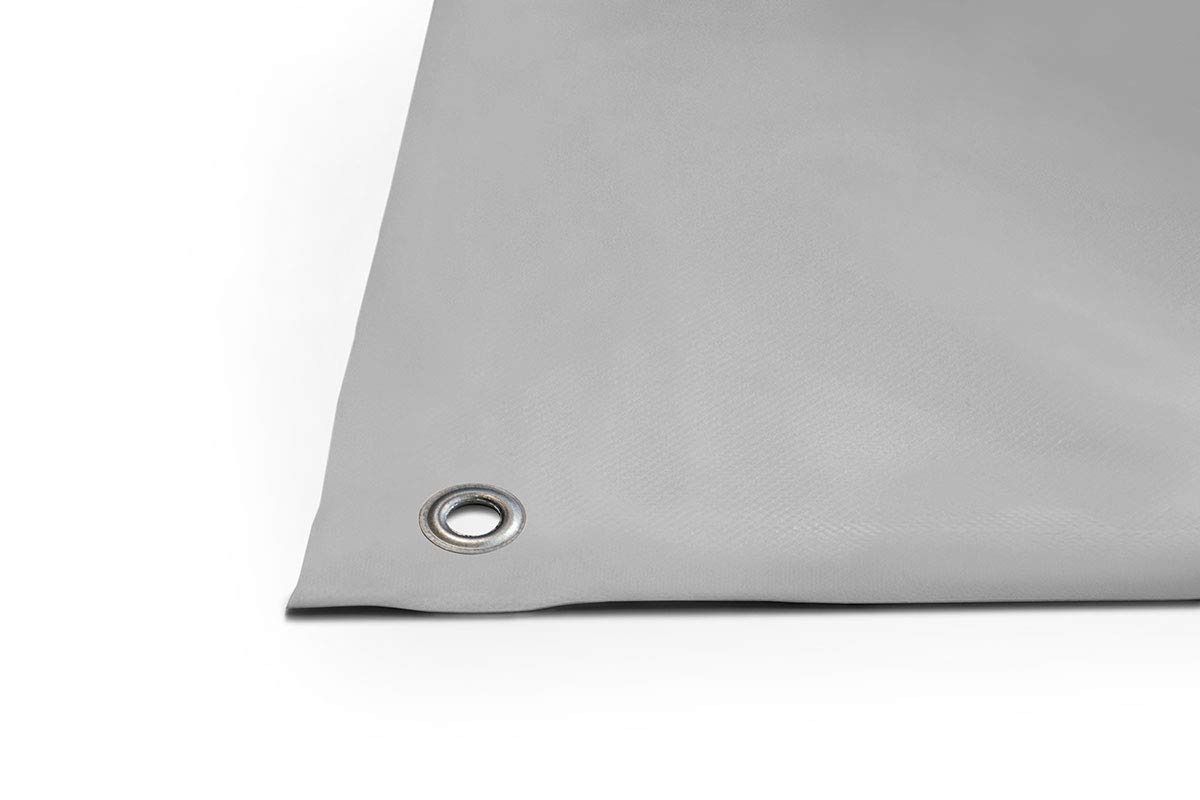 Bâche En PVC Pour Camion - 600 G/m² - Avec œillets Ronds - Bâche De Protection - Pour Bateau, Terrasse - Mat - Bleu - 2,5 M X 8 M