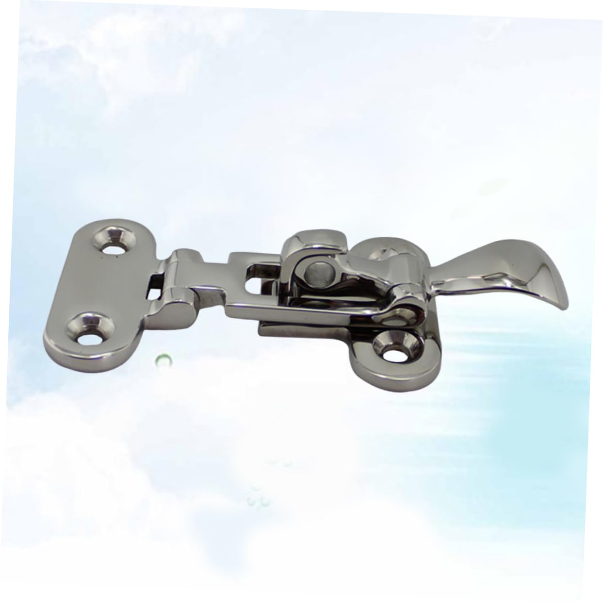 BESPORTBLE Accessorio della Nave Mezzi Marinai Chiavistello di Sicurezza Ferramenta per Serrature delle Porte Chiusure e Chiusure per Barche Silver