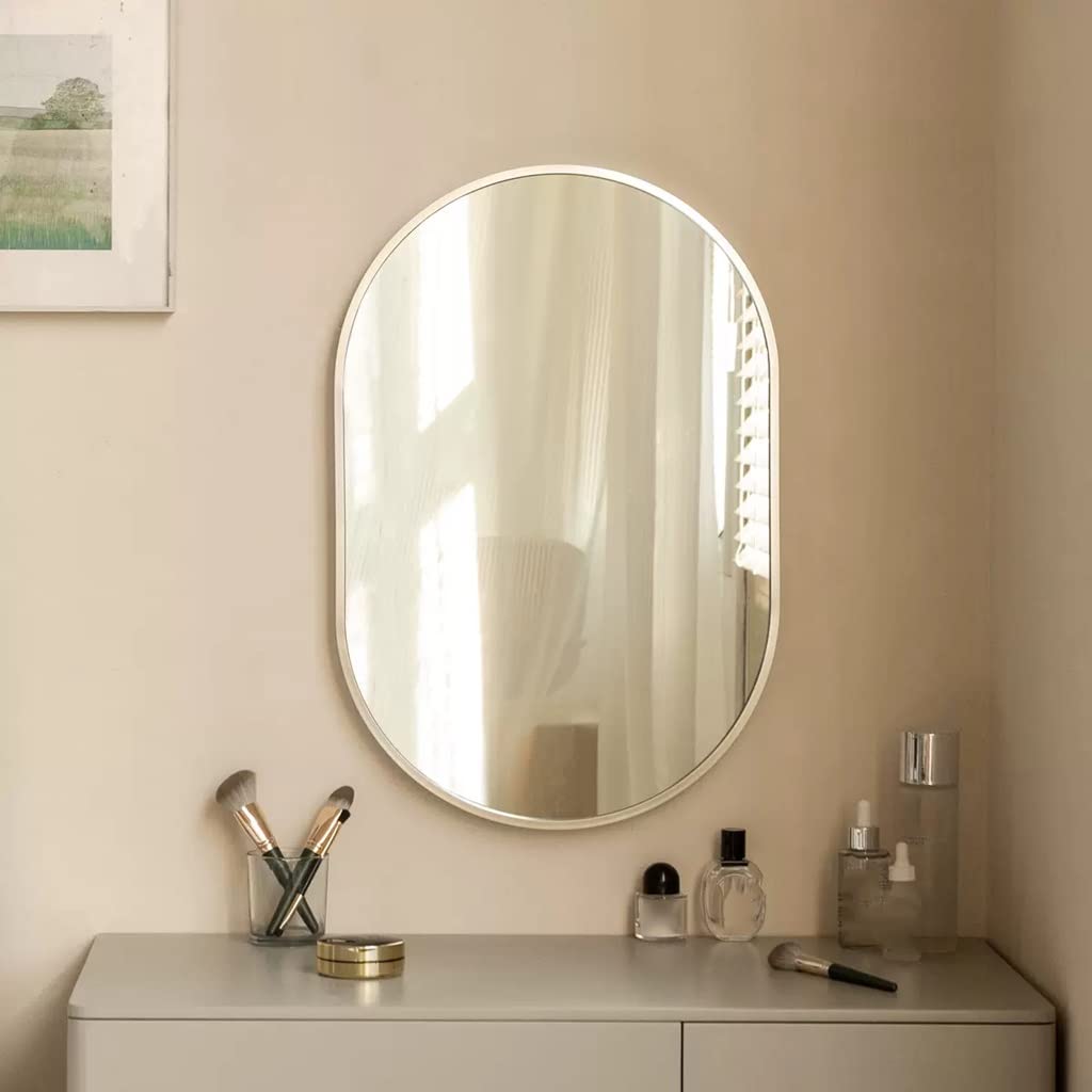 EQUALIZE Kosmetikspiegel Schminkspiegel Modern Minimalistisch Kleine Wohnung Wandspiegel Home Wandspiegel Persönlicher Schönheitsspiegel (Farbe: B, Größe: S)