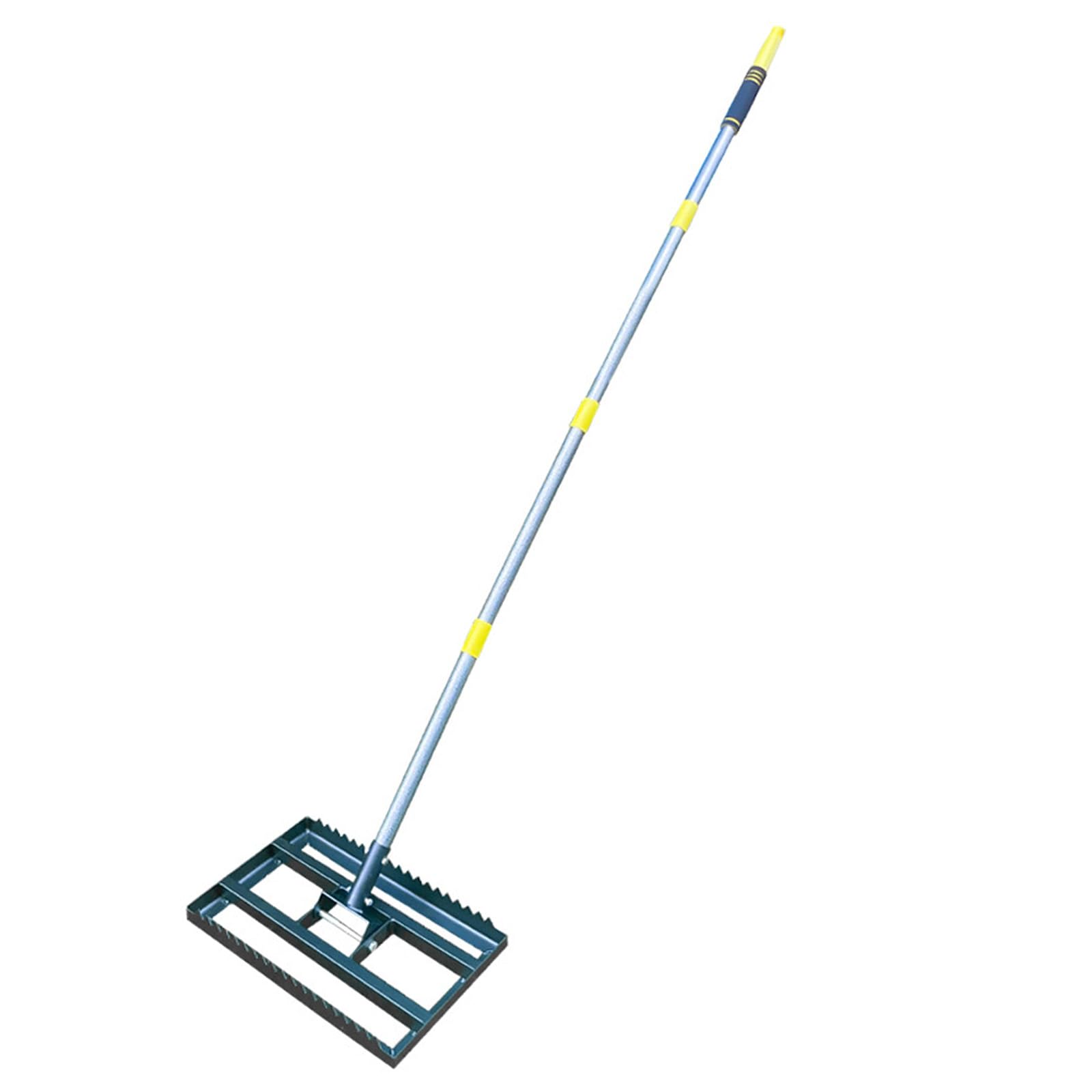 Hsioluted Ergonomic Adjustable Handle Grass Leveling Scuffle For Efficient Soil Spreading And Reduced Fatigue Golfing