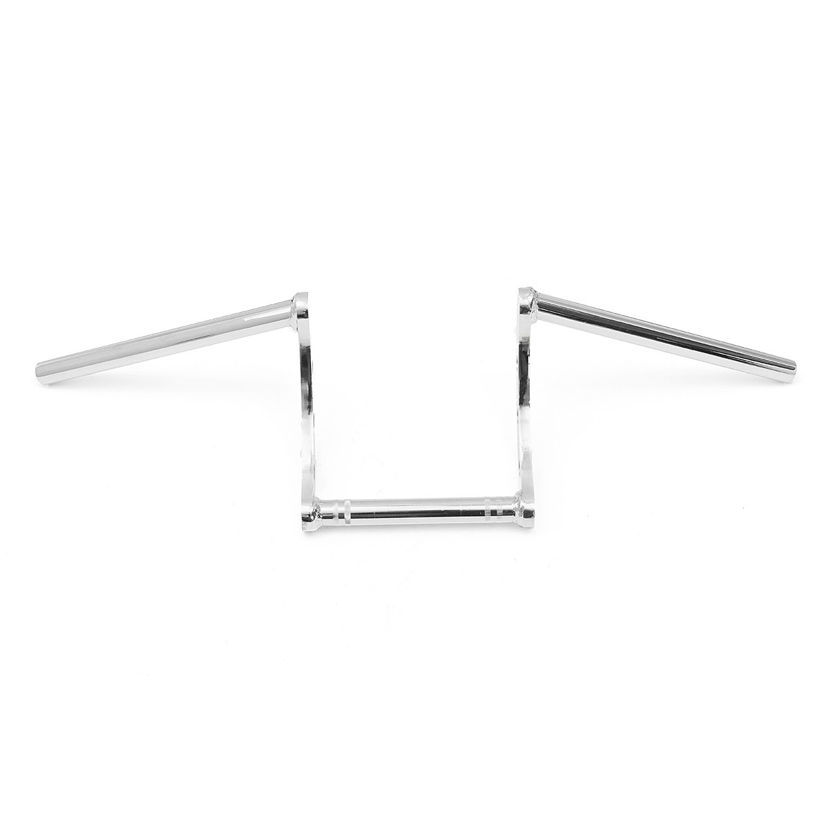 7/8inch 22mm Z-Bar Drag Guidon pour Honda/Yamaha/Suzuki/Kawasaki/Harley/Triumph - Chrome
