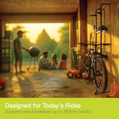Image of Delta Cycle DeltaGravity Connect 2 Bike Storage Rack - Gravity Fully Adjustable Bike Storage Garage For Road, MTB, and Hybrid Bicycles - Vertical Bike Rack Holds Up To 200 lbs