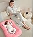 Baby Lounger for Newborn 0-18 Months, Bionic Design Infant Floor Seats & Loungers for Home and Travel, Soft Organic Cotton Baby Lounger, Newborn Babies Shower Gifts