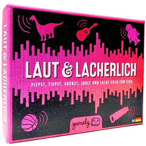 Laut & Lächerlich: Das urkomische Partyspiel der lächerlichen Laute, in Taschengröße | Das familienfreundliche Kartenspiel, das die ganze Familie zum Lachen bringt.