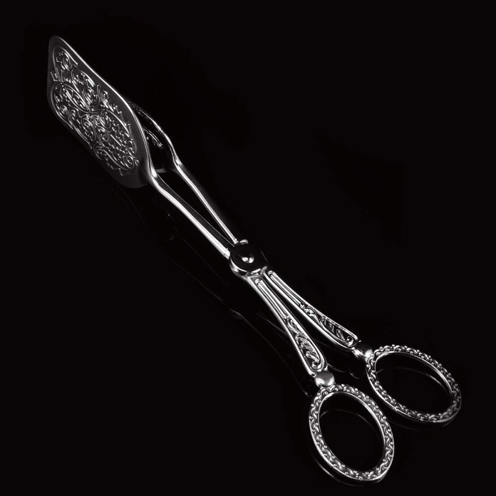 Pinzas de Cocina Vintage Retro aleación de Zinc Pan Pastel Clip Multifuncional Cocina Comida Barbacoa Buffet Fiesta