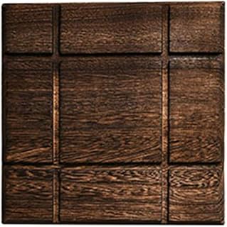 3 Pack Wooden Kitchen Trivets for Hot Dishes Countertops Trivets Pan Stove Trivets Dining Table Vintage Square Wood Trivet Decorative Pot Trivet