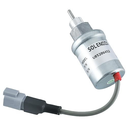 U85206452 Solenoide de apagado de combustible 185206452 U85206520 U85206451 185206450 185206451 para Caterpillar Engine 3011C 3013 3013C 3024