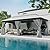 LAUSAINT HOME Outdoor Patio Gazebo 10'x20' with Expansion Bolts, Heavy Duty Party Tent & Shelter with Double Roofs, Mosquito Nettings and Privacy Screens for Backyard, Garden, Lawn, Smoke Grey