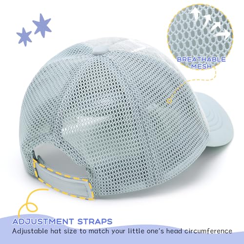 Stylish Toddler Baseball Cap and Sun Hat for Boys and Girls - Mesh and Sponge Material for Added Comfort4