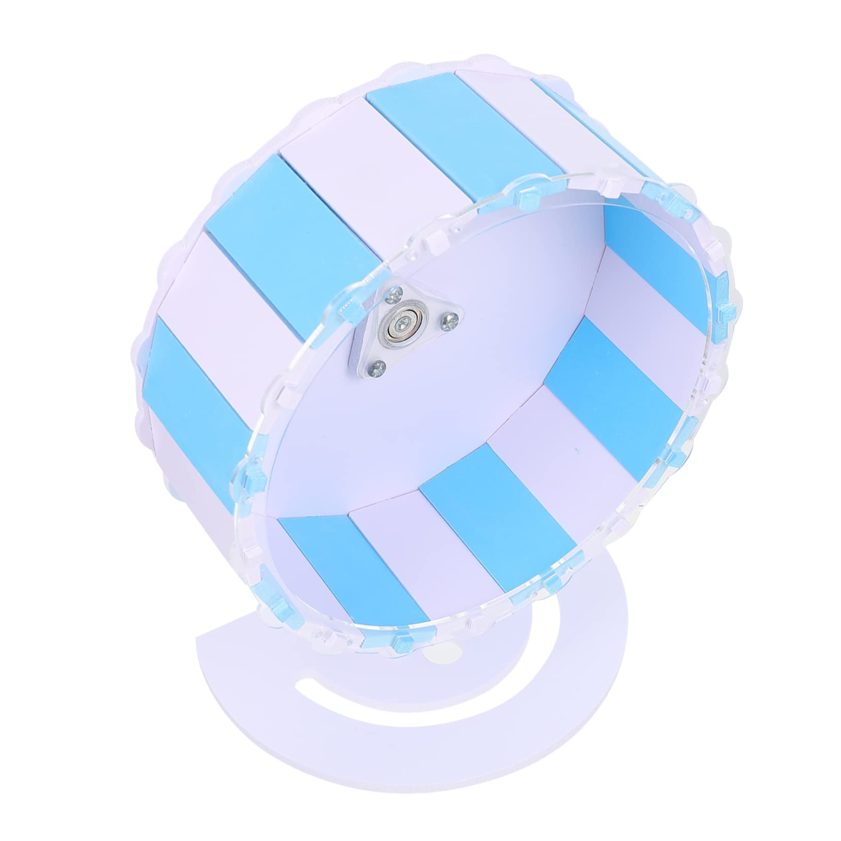 ifundom 1Set Hamster Running Wheel with Stand Exercise Wheel for Small Pets Like Hamsters Mice Gerbils Non Slip Easy to Pet Plaything for Endless Fun