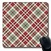 Produktbild Jamron Mousepad OblongPattern Fliesen Madras Weihnachten Festliche Plaid Weihnachten Vintage Red Beauty Diamant Tartan Fashion Wrapper Rutschfeste Gummi Mauspad Büro Computer Laptop Spiele Mat.-Nr.