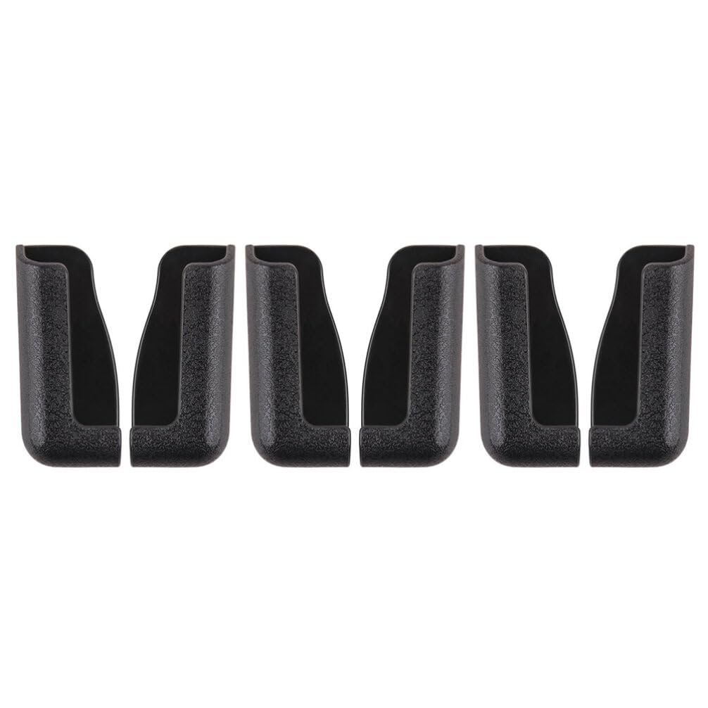 Car Dashboard Phone Holder: Self Adhesive Adjustable Width Dashboard Mount Car Phone Holder Dashboard Phone Support for All Cell Phone Tablet, 6pcs/ 3 Pairs