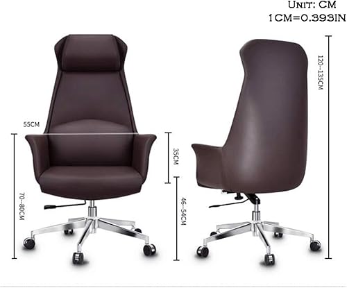 Miniatura 3 de YYDS Silla cómoda para juegos, silla giratoria reclinable para computadora con reposabrazos fijos para dormitorio y sala de estar, silla de oficina