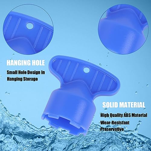 BOETOADG 5 Pcs Faucet Aerator Key Removal Wrench Tool with 5 Sizes M16.5, M18.5, M21.5, M22.5, M24 Recessed Aerator Key Sink Aerator Wrench for Bathroom Kitchen Sink Faucet Aerator Removal Tool