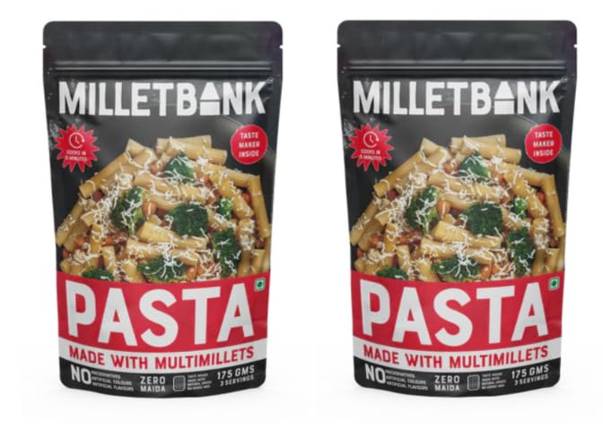 Millet Bank Multimillet Pasta 175g (PACK OF 2)