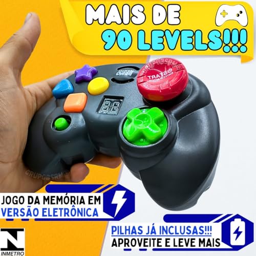 jogos pedagógicos infantil jogo da memoria eletrônico brinquedo educativo controle memory brinq dida