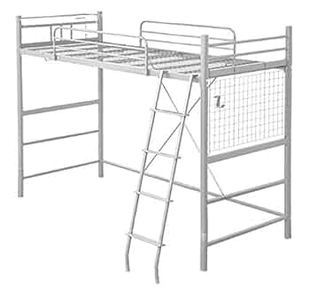 大人気!!宮·コンセント付きロフトベッド(シルバー) 新生活 寝具 ベッド 大人気!!宮·コンセント付きロフトベッド(シルバー) 新生活 寝具