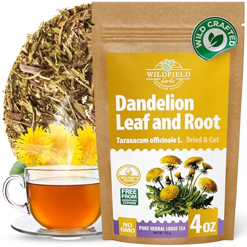 Image of 4 oz. Dandelion Leaf Root Tea Dandelion Tea Herbal (Taraxacum) - 113g Herbhojas Y Raнz De Diente De Leуn