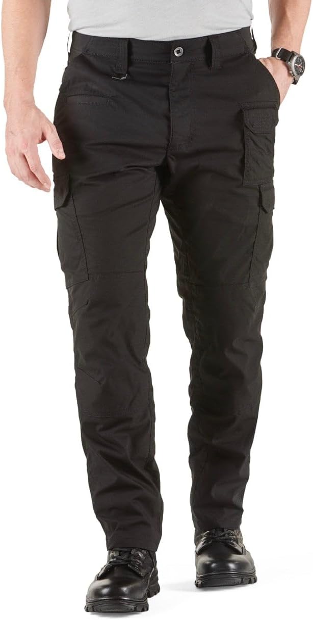 5.11 Tactical Men's ABR Pro Pants, Straight Fit, 9 Pockets, Comfort Waist, Style 74512, New Finish 31W x 36L Black (Abr)
