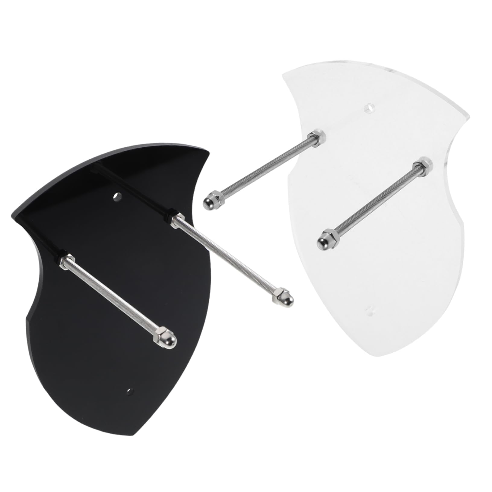 BRIGHTFUFU Versatile Wall Sword Holder Acrylic Wand Display Stand Modern Wall-mounted Rack for Axes