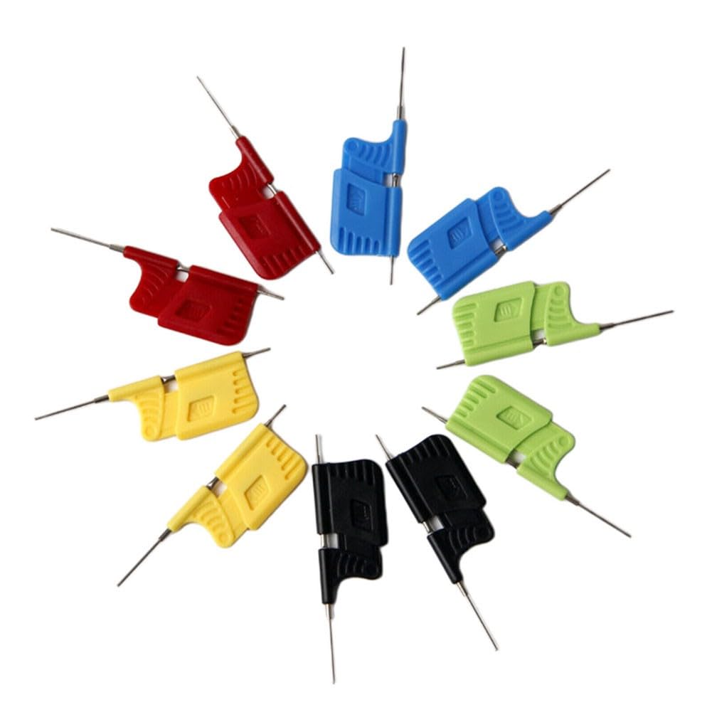 RichVibe SDK08 Lot de 10 clips de test SOIC TSSOP TSOP ICs, pas de 0,3 mm, 40 V 2 A, compatible GaN, haute fiabilité