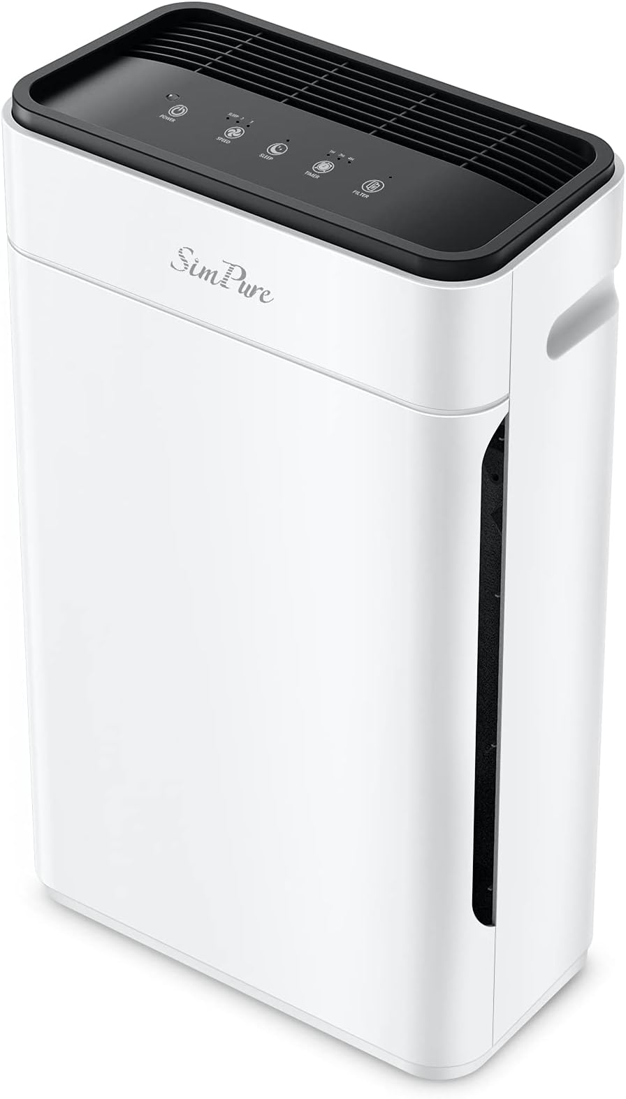 SimPureHP8 Air Purifier for Home Large Room & Bedroom & Office, Quiet True HEPA Filter Air Cleaner for Allergies, Pets, Smokers, Eliminates Allergens, Smoke, Odors, Dust, Pets Hair Dander, Mold