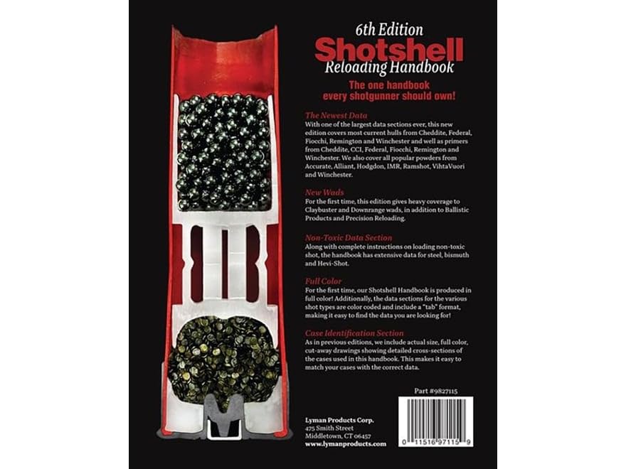 Lyman Shotshell Handbook 6th Edition