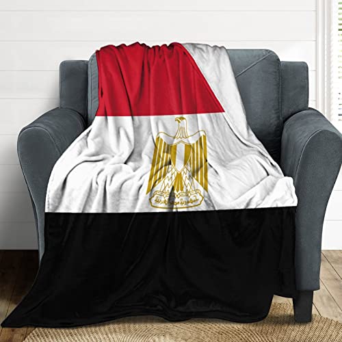 Couverture drapeau Égypte plaid doux pour canapé voyage camping