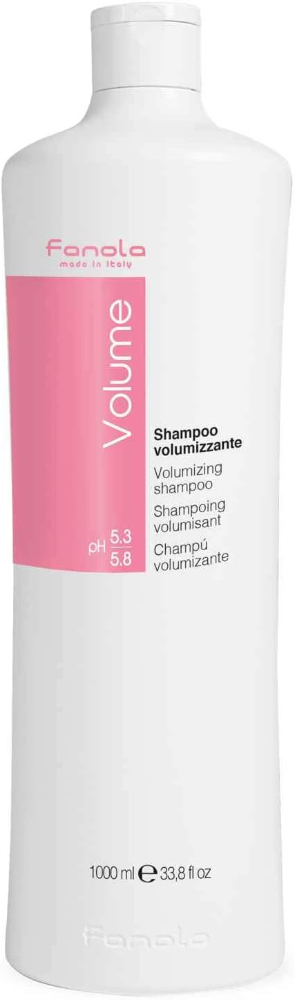 Fanola Volumizing Shampoo, Cleansing Volumizing Shampoo for Fine Hair, Enriched Formula with Panthenol, 1000