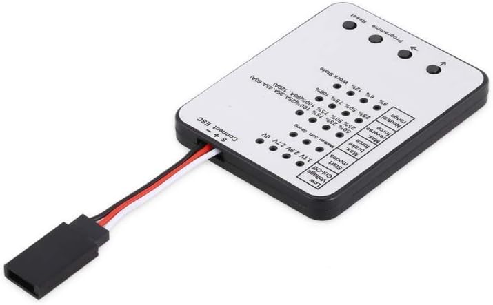 KingVal Replacement LED Programming Card Compatible with KINGVAL Surpass Hobby 25A 35A 45A 60A 80A 120A 150A RC Car Brushless ESC
