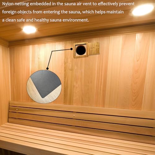 Grille d'aération de sauna surdimensionnée filet réglable pour hammam