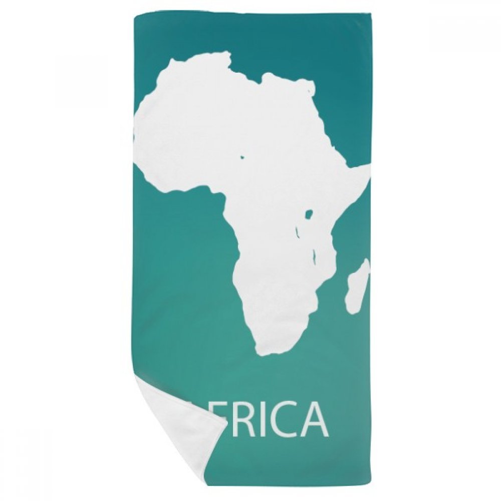 Serviette de bain Afrique contre les irritations : le choix d'un tissu doux 35x70cm