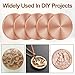 Otoolling 10 Pcs Copper Round Discs 1-1/4