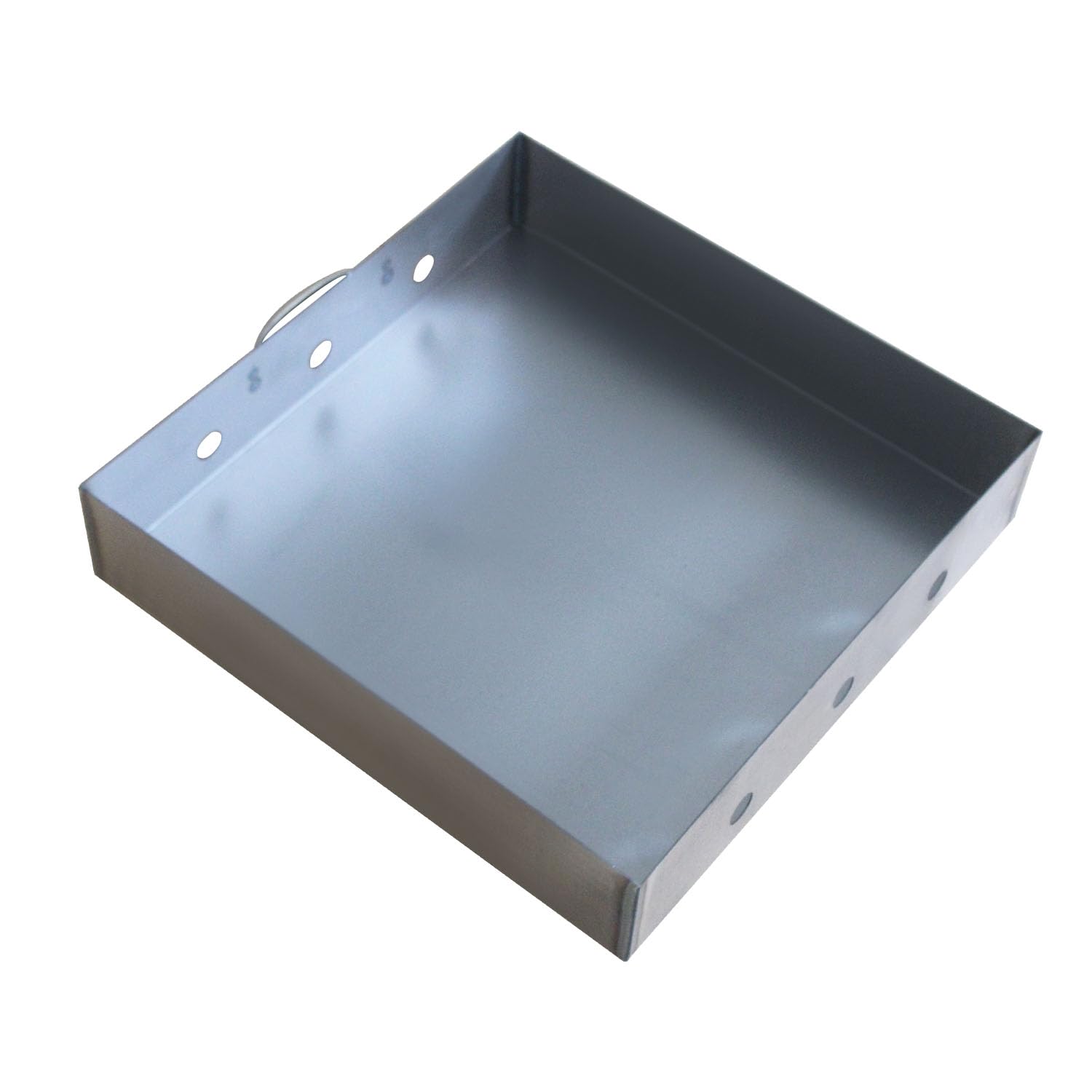 Contenitore per carbonella carbone brace barbecue vassoio griglia a carbonella professionale rete piastra di ghisa separazione gas cestello porta grilli piccolo ristorante，390x590x80mm senza Griglia