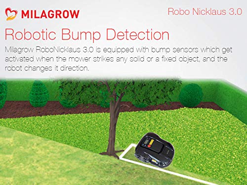Image of Milagrow RoboNicklaus 3.0 IOT Enabled Lawn Moving Robot (Black)