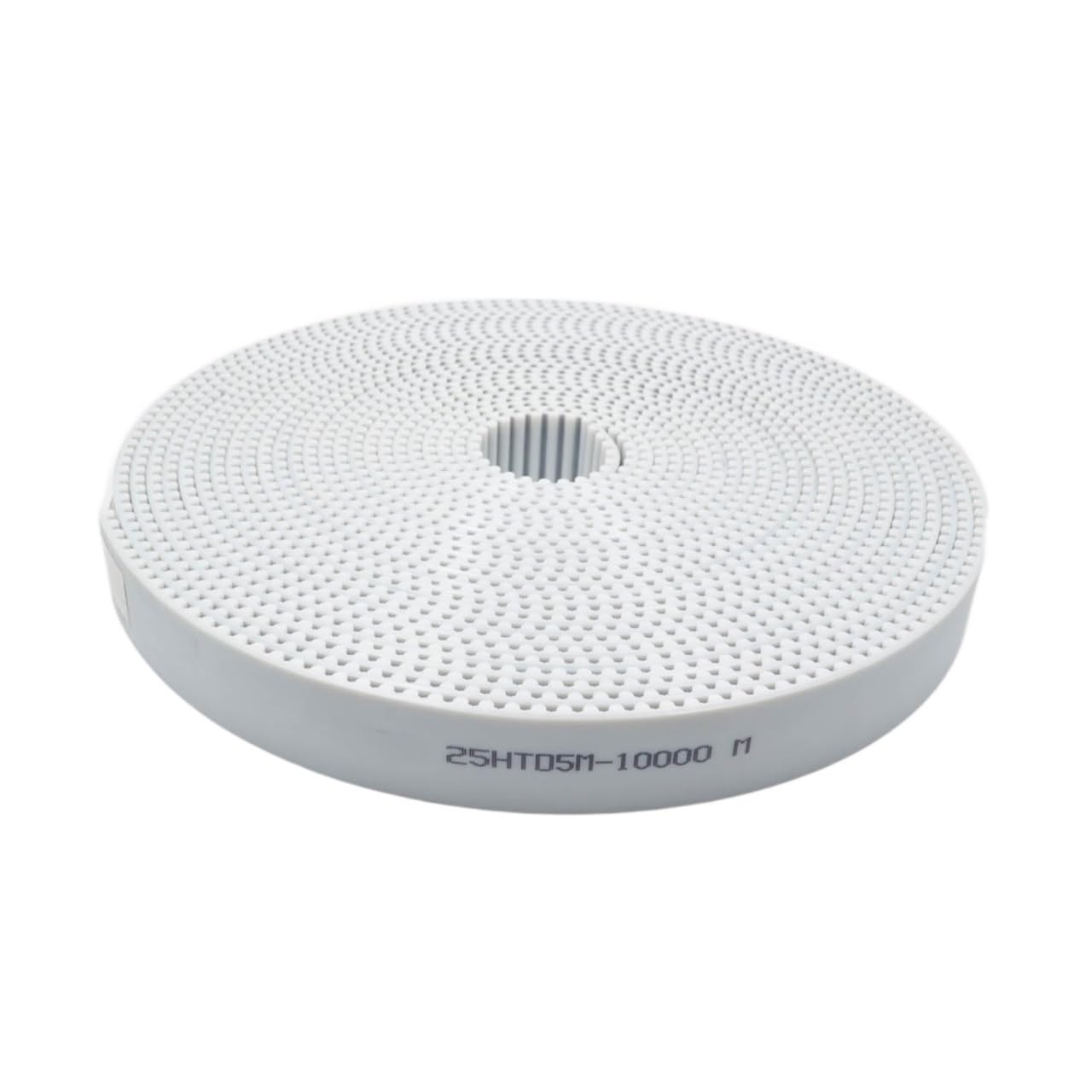 50メートル ホワイト PU HTD 5M オープンタイミングベルト 幅25mm 5M-25mm ポリウレタンスチールアーク歯同期プ