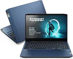 Notebook IdeaPad Gaming 3i, Intel Core i5-10300H, 8GB RAM, 256GB SSD, Placa Dedicada GTX 1650 4GB, Windows 10, 15.6' Full HD WVA, Azul