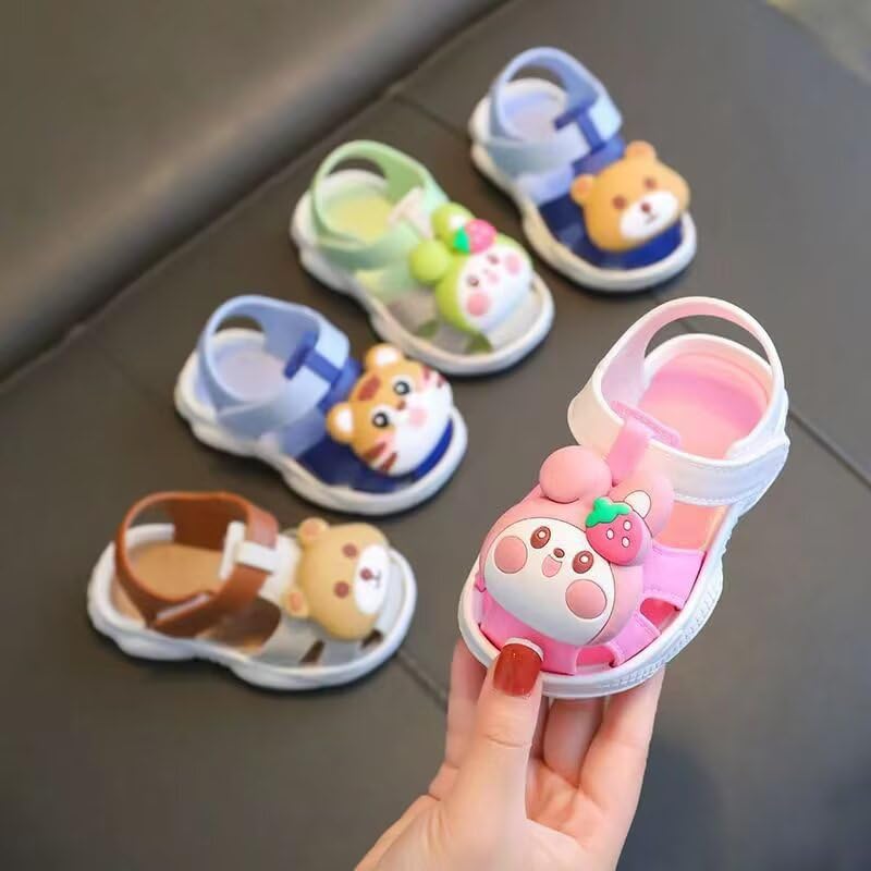 Toddler Boy Girl Non Slip Cartoon Summer Sandals for Walking Sport4