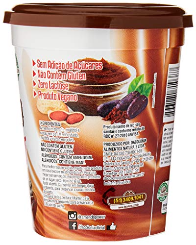 DaColônia Amendopower Pasta De Amendoim Com Cacau Zero 500G