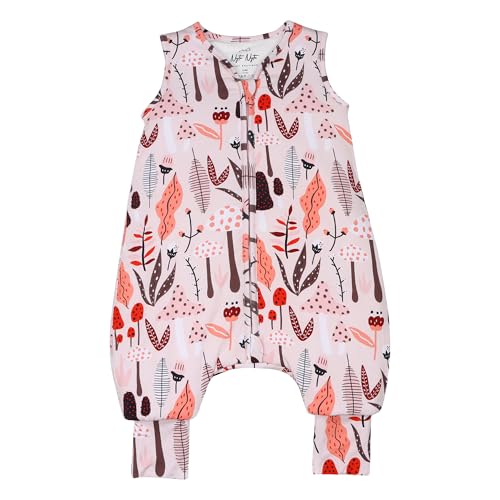 Nyte Nyte Baby - 1.-TOG Truffle, 12 to 18 Months, Sleeveless Sleep Sack, Soft Baby & Toddler Sleeping Sack, Breathable Sleep Sack with Adjustable Feet Cuffs & Anti-Slip Grip
