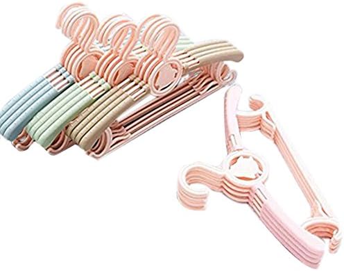 Jevopan Kids Size Children Clothes Hangers Kids Size Clothes Hangers Assorted Colors- (16 Pack) Perfectly Sized for Kids 0-12 Years