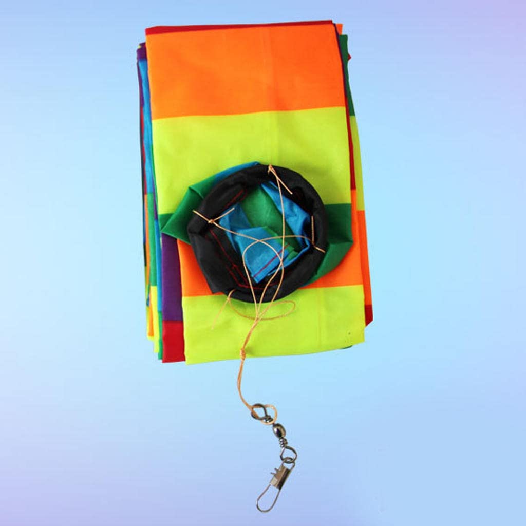 zalati Kite Tube Tail 10 m/32.8Feet Windsock con stile arcobaleno per drone RC, aquiloni, spettacoli aerei, volo acrobatico