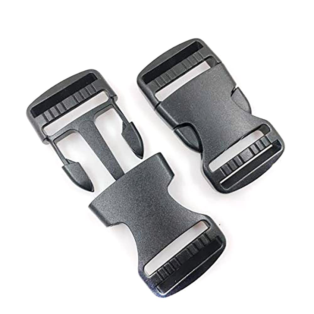 [LEISURE CLUB] 差し込みバックル 内径20mm 20個入り サイドリリースバックル 紐 留め具 リュック部品 背中 プラスチックパーツ ベルトパーツ テープ用 首輪犬用 戸外 山登りケーブル用(20mm)