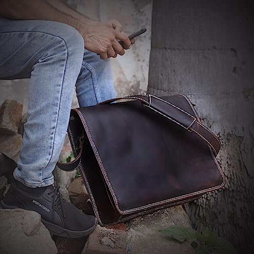 11 inch Small Crossbody Shoulder Genuine Leather iPad/Tablet Vintage Messenger Bag For 10.5 inch iPad Pro for Women & Men3